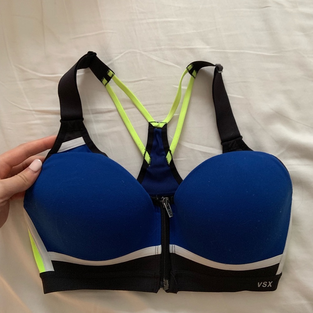 VSX blue sports bra Victoria’s Secret 32D